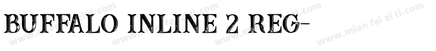 Buffalo Inline 2 Reg字体转换